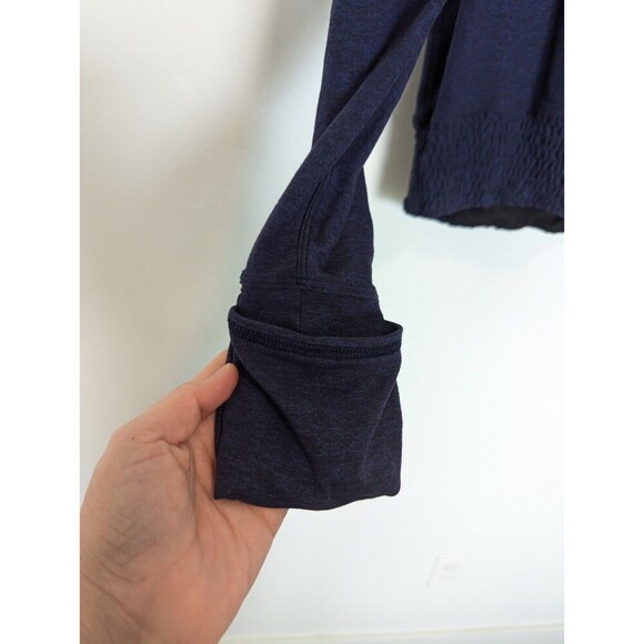Lululemon Lead the Pack Hoodie Womens Size 10 Blue Sweater Athleisure Activewear - Picture 6 of 15
